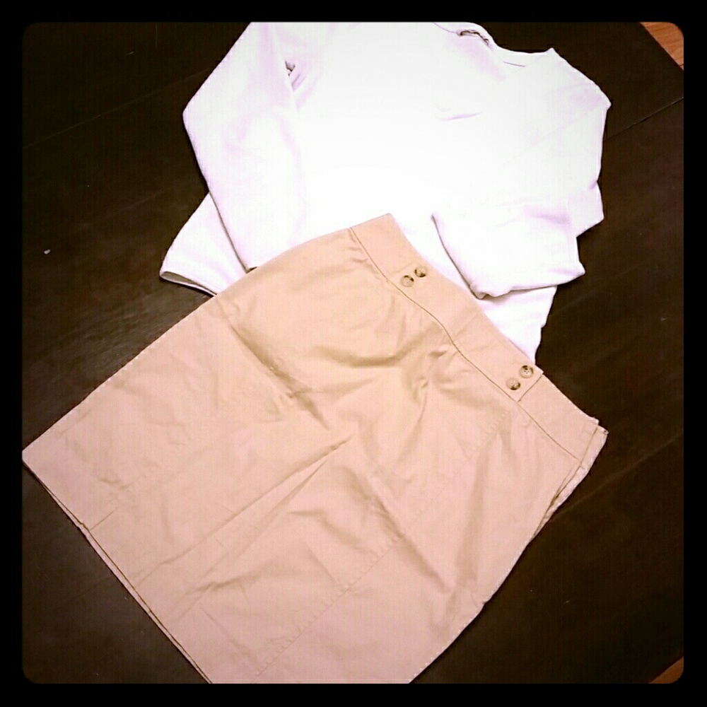 Tan Ralph Lauren skirt